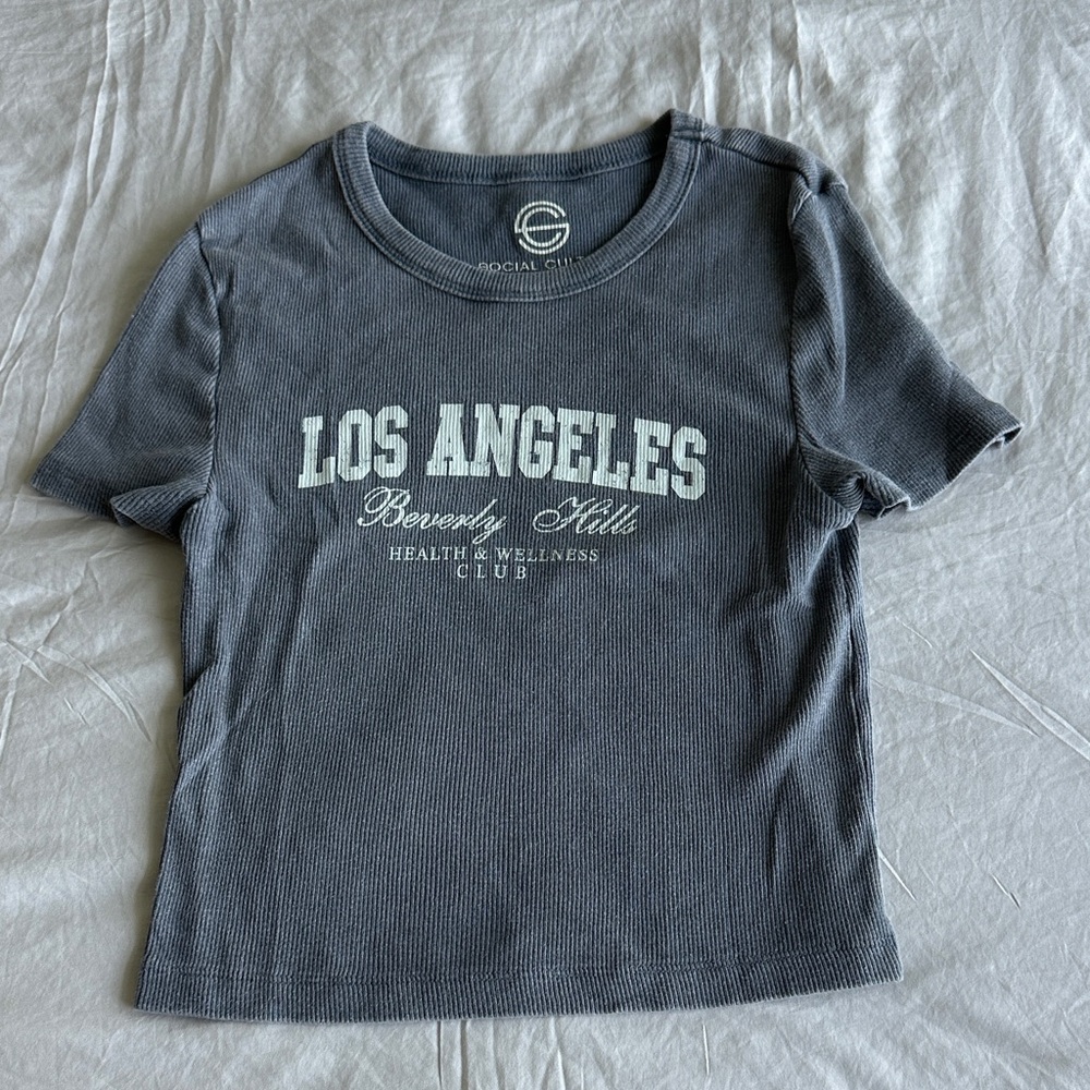 Gray Los Angeles Graphic Tee